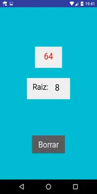 Raiz Cuadrada android App screenshot 0