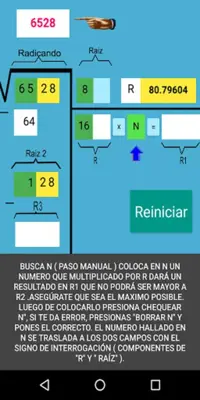 Raiz Cuadrada android App screenshot 3